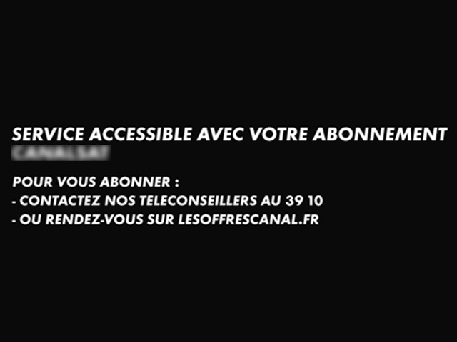Service accessible avec votre abonnement aux chaînes CANAL+